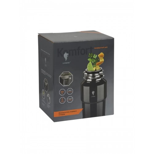 Измельчитель пищевых отходов LEONORD LE-FWD-650 (107824) (черный) 4