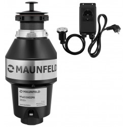 Измельчитель пищевых отходов MAUNFELD MWD3802PB (черный)