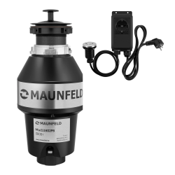 Измельчитель пищевых отходов MAUNFELD MWD3802PB (черный)