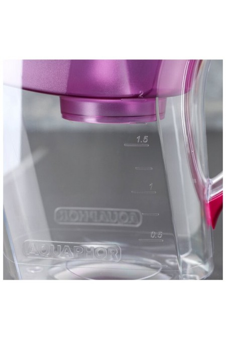 Фильтр кувшин Аквафор Аквамарин 3.8 л (P81А5F) (цикламеновый) 2