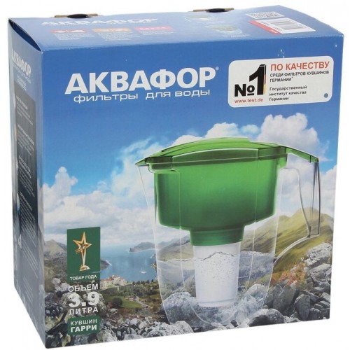 Фильтр кувшин Аквафор Гарри 3.9 л (красный) 7