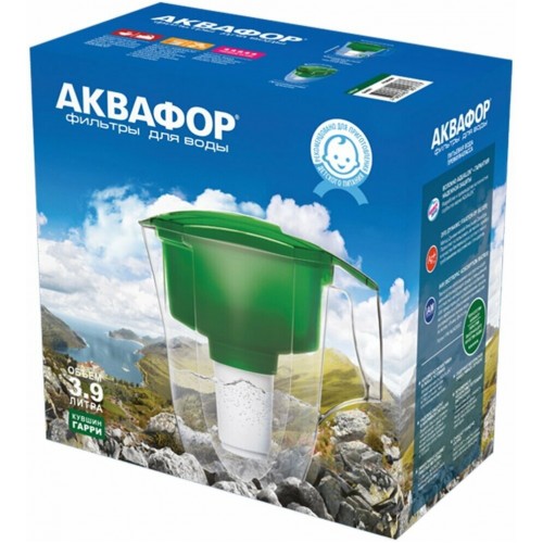 Фильтр кувшин Аквафор Гарри 3.9 л (зеленый) 7