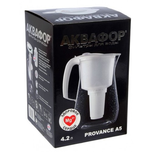Фильтр кувшин Аквафор Прованс А5 4.2 л (Р140А5FM) (белый) 2