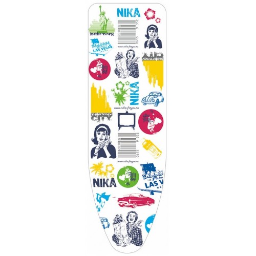 Гладильная доска Nika 8 (H8) (голубой/зеленый) 3