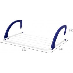 Сушилка для белья на батарею violet Ария 3 м (белый)