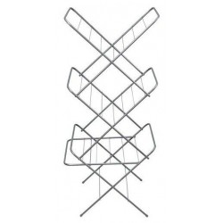 Сушилка для белья напольная violet Оптима 15 м (черный)