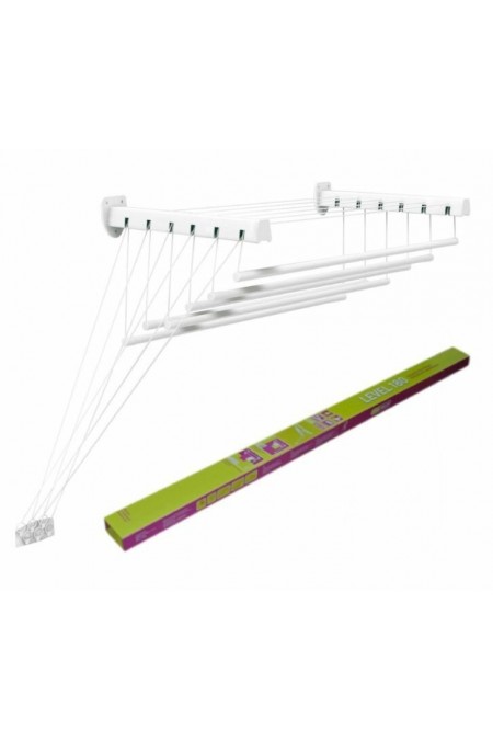 Сушилка для белья настенно-потолочная violet Level 120 (белый) 