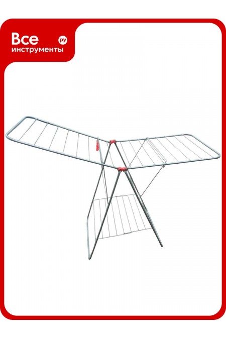 Сушилка для белья напольная LWI Лидер Люкс 22 м (серебристый) 