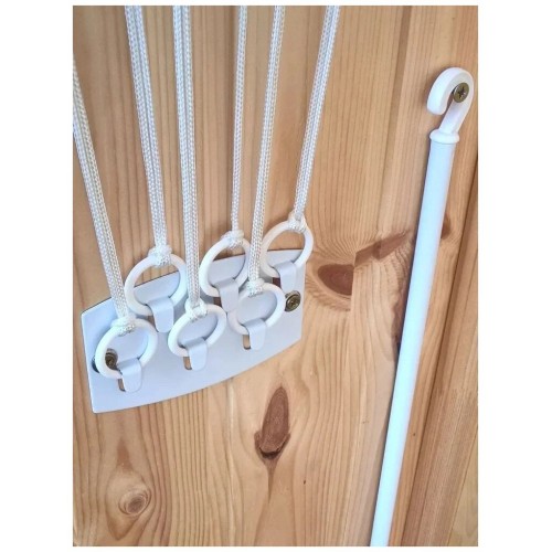 Сушилка для белья настенно-потолочная gimi lift 140 (белый) 9