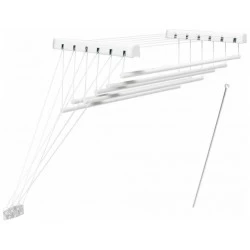 Сушилка для белья настенно-потолочная violet Level 140 double (белый)