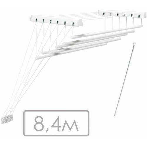 Сушилка для белья потолочная violet Лифт 140 (белый) 1