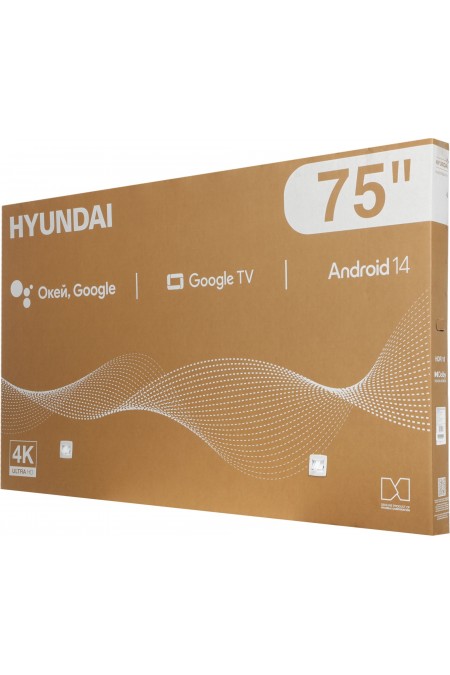 Телевизор Hyundai H-LED75BU7011 (черный) 2