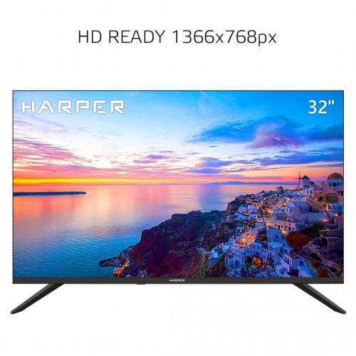 Телевизор HARPER 32R490T 2020 LED (черный) 1