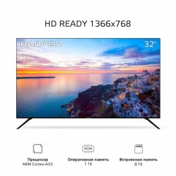 Телевизор HARPER 32R690TS (черный)