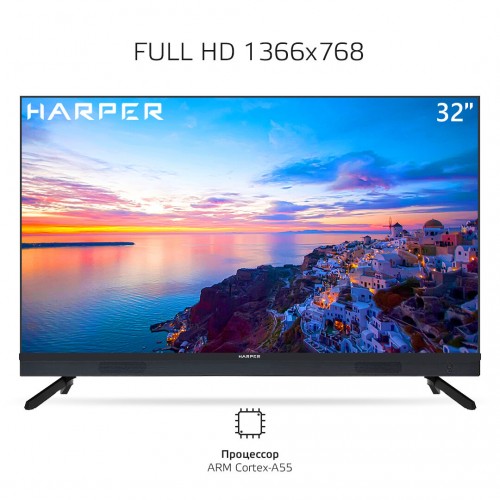Телевизор HARPER 32R821TS (черный) 1