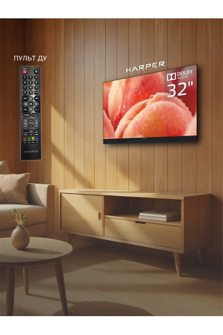 Телевизор HARPER 32R821TS (черный) 4