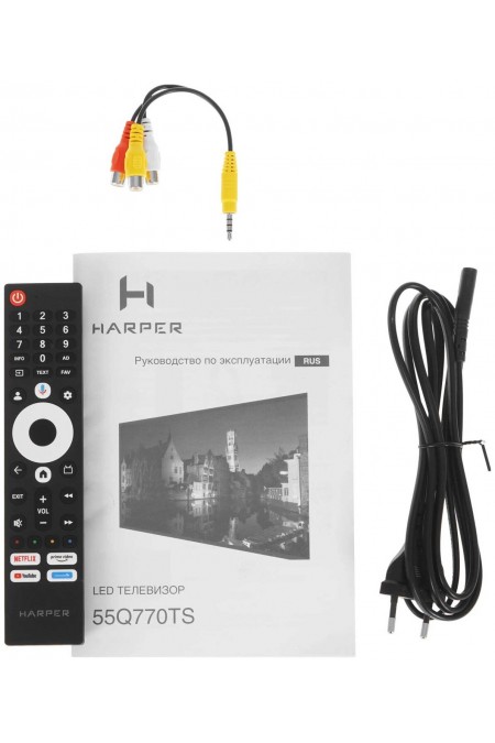 Телевизор HARPER 55Q770TS (черный) 7