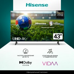 Телевизор Hisense 43A6N (черный)