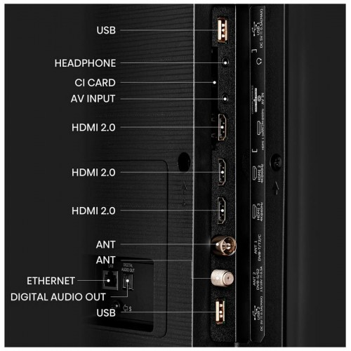 Телевизор Hisense 65U6KQ (темно-серый) 3