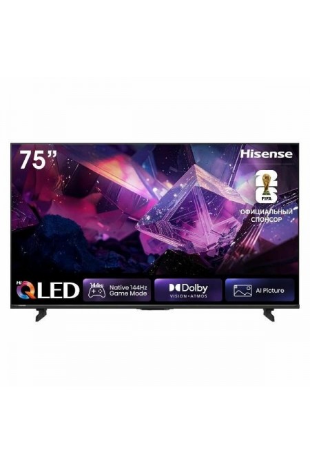 Телевизор HISENSE 75E7S PRO (черный) 