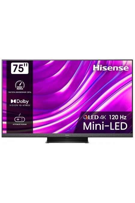 Телевизор Hisense 75U8HQ (черный) 