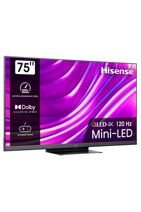 Телевизор Hisense 75U8HQ (черный) 1