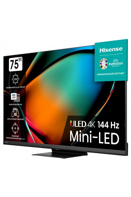 Телевизор Hisense 75U8KQ (черный) 3