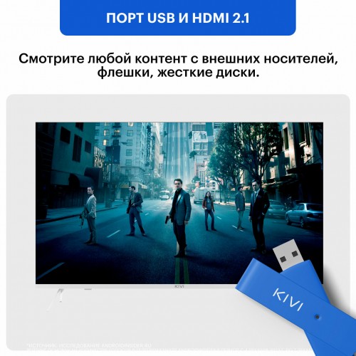 Телевизор KIVI M55UD70B (черный) 5