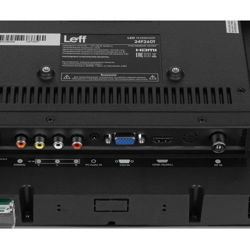 Телевизор LEFF 24F260T (черный) 7