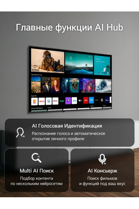 Телевизор LG 50QNED70B6C (черный) 7