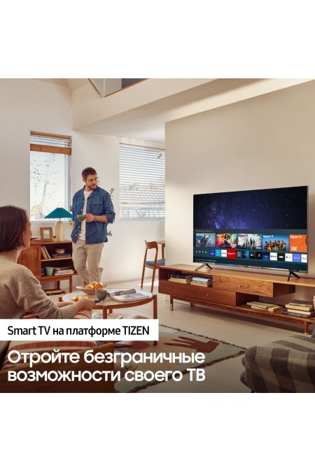Телевизор Samsung UE43AU7500U (черный) 9