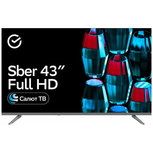 Телевизор Sber SDX-43F2014 (серебристый) 