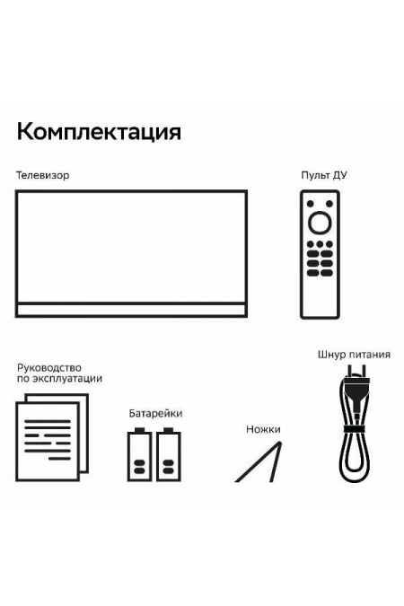 Телевизор SBER SDX-43F3000MBA (черный) 4