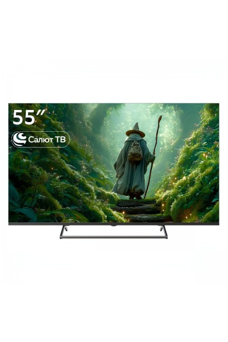 Телевизор SBER SDX-55U8133 (черный) 