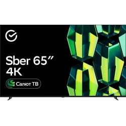 Телевизор Sber SDX-65U4121 (черный)