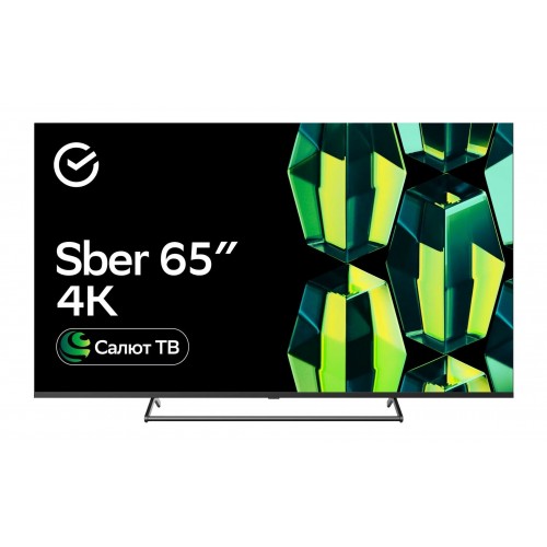 Телевизор Sber SDX-65U4125 (черный) 