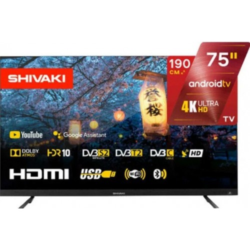 Телевизор Shivaki S75LU6500 (серый) 