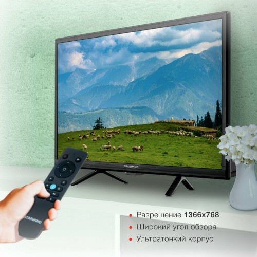 Телевизор STARWIND SW-LED65UG402 (черный) 7