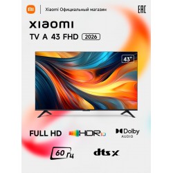 Телевизор Xiaomi TV A 43 FHD 2026 (L43MB-AFRU) (черный)