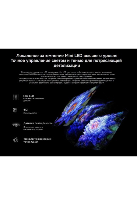 Телевизор Xiaomi TV S Mini LED 75 2026 (L75MC-SRU) (черный) 5