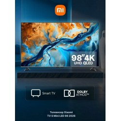 Телевизор Xiaomi TV S Mini LED 98 2026 (L98MC-SRU) (черный)