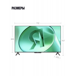 Телевизор Яндекс ТВ Станция с Алисой 50 (YNDX-00075) (черный)