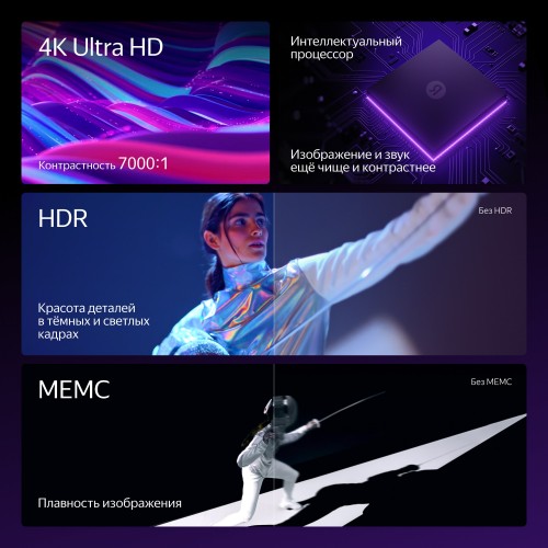 Телевизор Яндекс YNDX-00092 (черный) 5