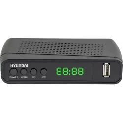 Ресивер Hyundai H-DVB520 + Wi Fi-адаптер (черный)