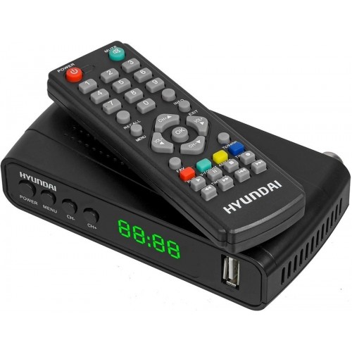 Ресивер Hyundai H-DVB520 + Wi Fi-адаптер (черный) 7