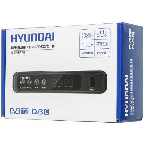 ТВ-тюнер Hyundai H-DVB520 (черный) 3