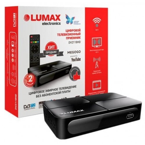 ТВ-тюнер LUMAX DV2118HD (черный) 