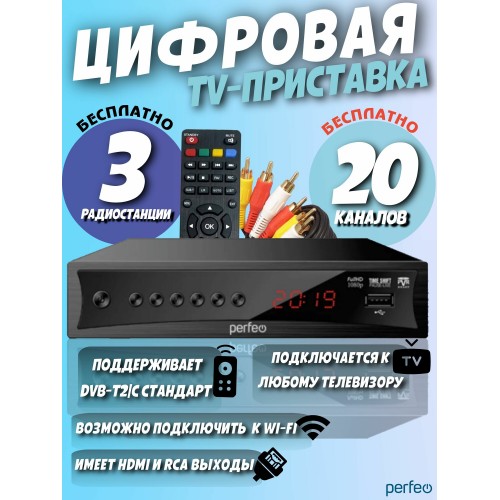 ТВ-тюнер Perfeo CONSUL (черный) 6