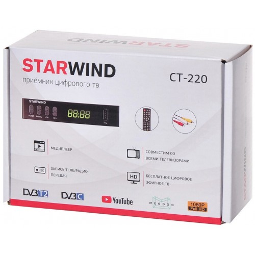 ТВ-тюнер STARWIND CT-220 (черный) 8