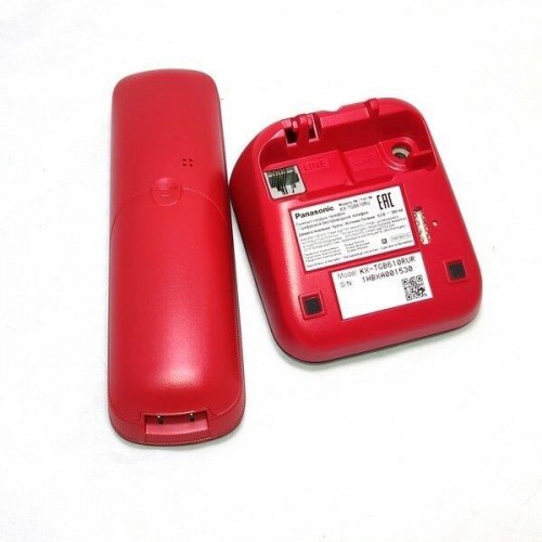 Радиотелефон Panasonic KX-TGB610RUR (красный) 2